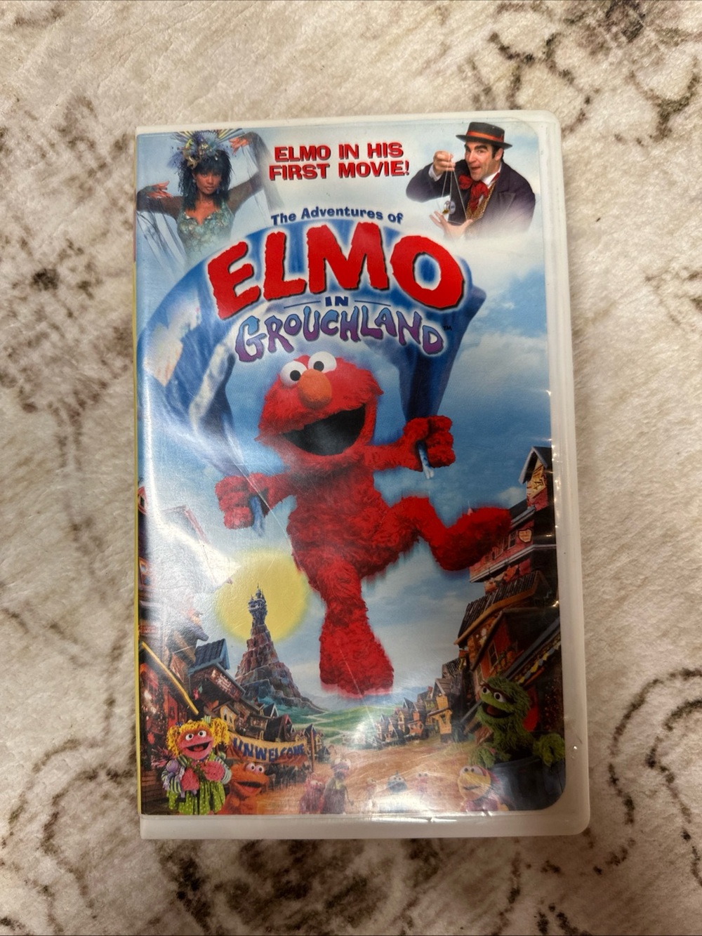 The Adventures Of Elmo In Grouchland (VHS, 1999, Clamshell) Sesame Street